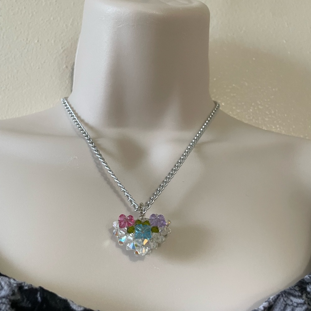 Swarovski Crystal Flower Necklace